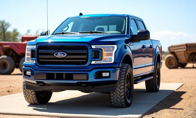 Blue 2020 Ford F-150 Truck